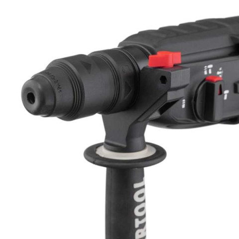 Купити Перфоратор 1000 Вт, 3.2 Дж, 0-1300 об/хв, 0-5100 уд/хв, 3 режими, знімний швидкозатискний патрон