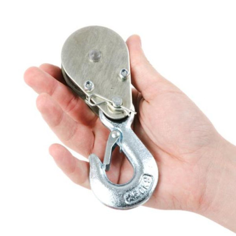 Купити Лебідка електрична 220/230В, 500Вт, 125/250 кг, трос 3.0мм * 12м