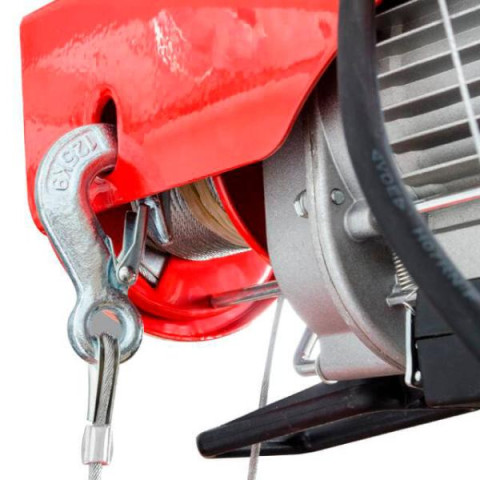 Купити Лебідка електрична 220/230В, 500Вт, 125/250 кг, трос 3.0мм * 12м