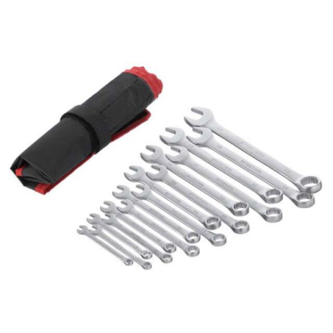 Купить Набір ключів комбінованих, 15шт., 6-19, 22мм, Cr-V, чохол