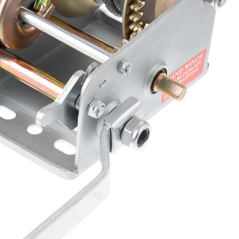 Купити Лебідка важільна барабанна, сталевий трос, тягове зусилля - 900 кг