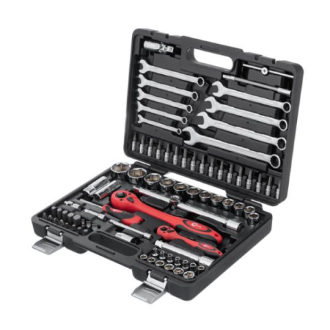 Купити Набір інструментів професійний  1/2 "& 1/4"; 82од, Cr-V.