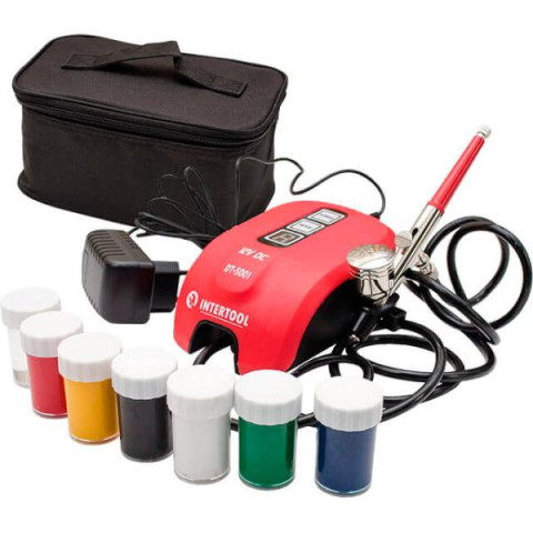 Купить Аерограф електричний 12 Вт., 230 В., 10-15 л.хв., 0-2 Бар