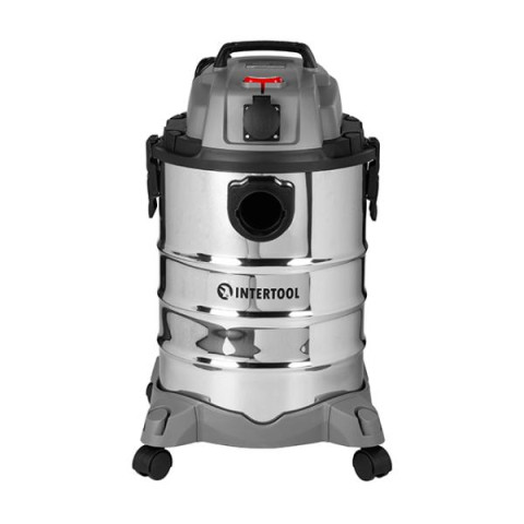 Купити Пилосос будівельний 1.4 кВт, бак 30 л., нержавіюча сталь 410, >17кПа, розетка, HEPA фільтр