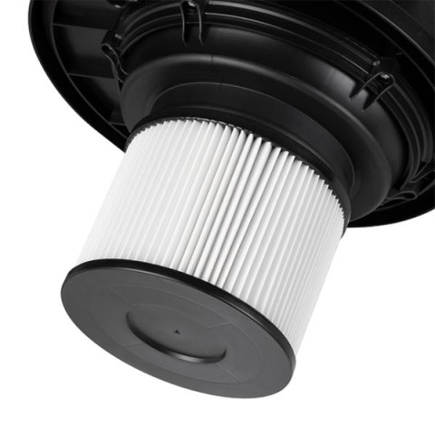 Купити Пилосос будівельний 1.4 кВт, бак 30 л., нержавіюча сталь 410, >17кПа, розетка, HEPA фільтр