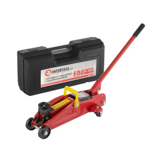 Купити Домкрат гідравлічний підкатний 2т висота підйому 135-345мм в кейсі