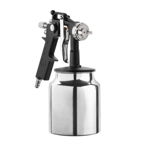 Купити Фарбопульт пневматичний HP, форсунка 1.5мм, нижній металевий бачок 1000мл., 5бар