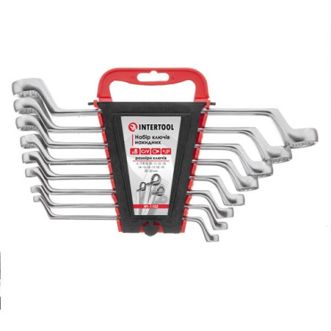 Купити Набір ключів накидних, 8шт., 6-22мм., Cr-V