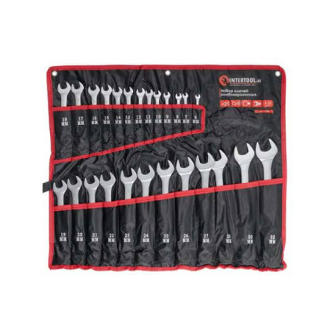 Купить Набір ключів комбінованих 25шт., 6-32мм, Cr-V чохол