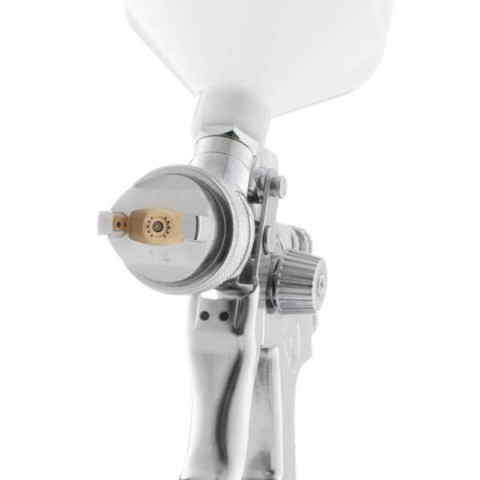 Купить Фарбопульт пневматичний HVLP, форсунка 1.4мм, верхній пластиковий бачок 600мл., 3бар