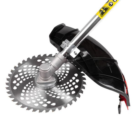 Купить Мотокоса 1.85 кВт, 52 см³, котушка, фреза 40 зубців, двоплечовий ранцевий ремінь, STORM (комплект із