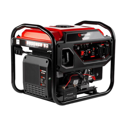 Купити Генератор бензиновий інверторний 4.5/5 кВт, 220 В, 12 л, електро+ручний старт, мідна обмотка, STORM