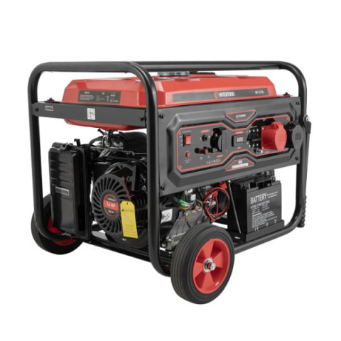 Купити Генератор бензиновий 7/7.5 кВт, 380/220 В, 25 л, електро+ручний старт, мідна обмотка, STORM