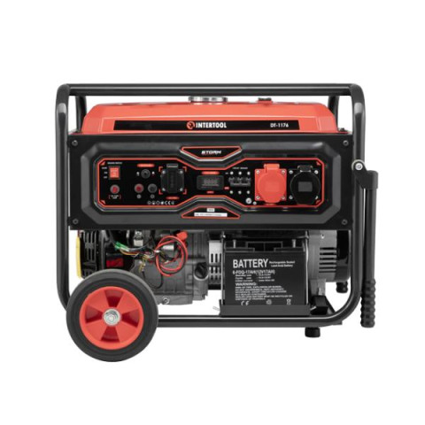 Купити Генератор бензиновий 7/7.5 кВт, 380/220 В, 25 л, електро+ручний старт, мідна обмотка, STORM