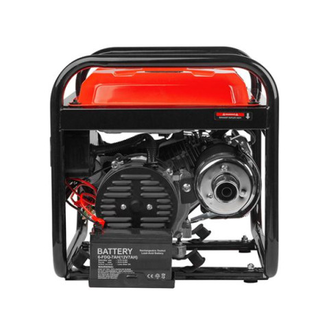 Купити Генератор бензиновий 2.8/3 кВт, 220 В, 15 л, електро+ручний старт, мідна обмотка, STORM