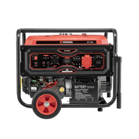 Купити Генератор бензиновий 8/8.5 кВт, 380/220 В, 25 л, електро+ручний старт, мідна обмотка, STORM