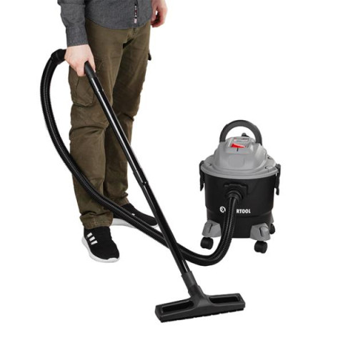 Купить Пилосос будівельний 1.0 кВт, бак 15 л., пластик, >17кПа