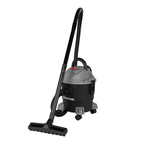 Купить Пилосос будівельний 1.0 кВт, бак 15 л., пластик, >17кПа