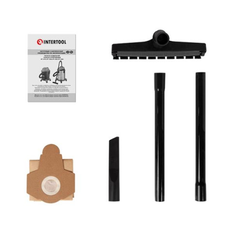 Купить Пилосос будівельний 1.0 кВт, бак 15 л., пластик, >17кПа