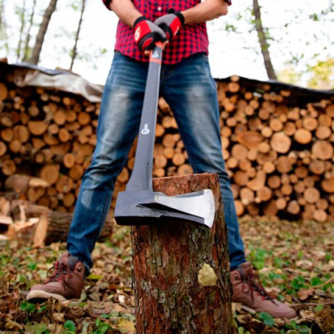 Купить Колун кованый, 2200 г, ручка з фібергласу