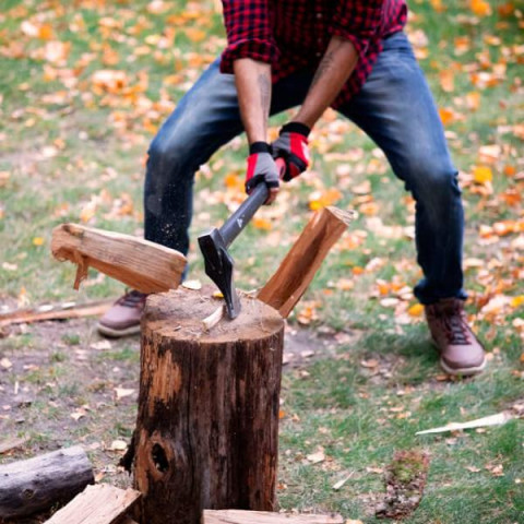 Купить Колун кованый, 2200 г, ручка з фібергласу