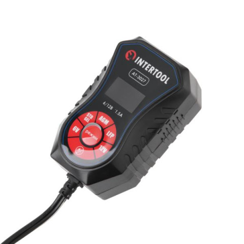 Купити Зарядний пристрій 6/12 В, 1,5 А, 1,2-40 Аг, зимовий режим зарядки, дисплей, з мікропроцесором