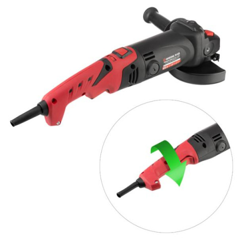 Купити Шліфмашина кутова, 1,2 кВт, 5000-12000 об/хв, диск 125 мм, поворотне руків’я