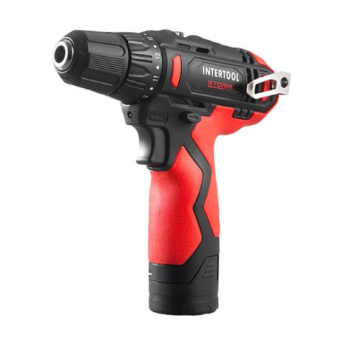 Купити Дриль-шурупокрут акумуляторний, 12 В, 30 Nm, 0-350/0-1300 об/хв, патрон 0,8-10 мм, 2,0 Аг