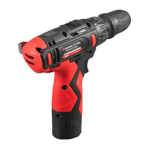 Купить Дриль-шурупокрут акумуляторний, 12 В, 30 Nm, 0-350/0-1300 об/хв, патрон 0,8-10 мм, 2,0 Аг, знімний п