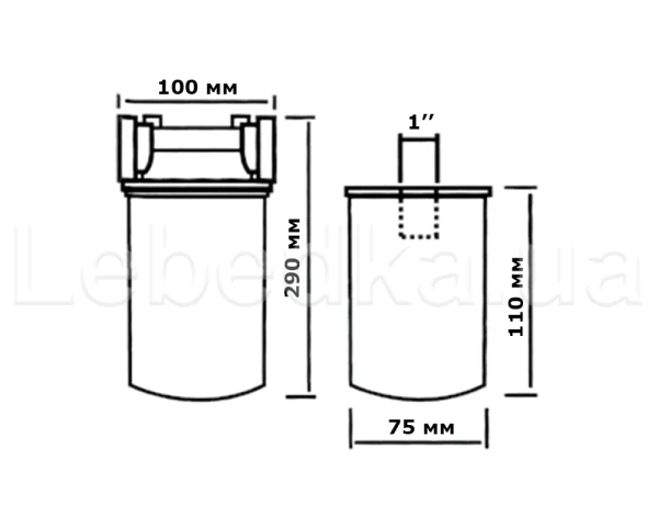 Купити Фільтр паливний ДП GET Oil 100 л/хв 30 мікрон