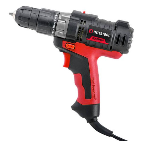 Купити Дриль-шурупокрут електричний, 0,42 кВт, 0-500/0-1800 об/хв, 0,8-10 мм, макс. 20 Nm