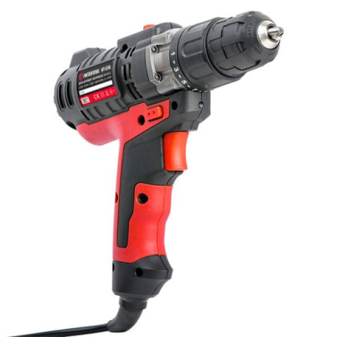 Купити Дриль-шурупокрут електричний, 0,42 кВт, 0-500/0-1800 об/хв, 0,8-10 мм, макс. 20 Nm