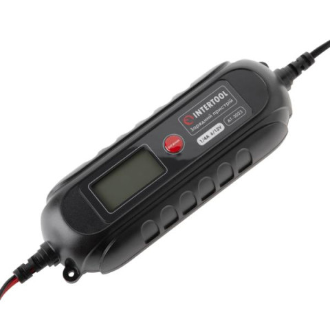Купить Зарядний пристрій 6/12 В, 0,8/3,8 А, 1,2-120 Аг, зимовий режим заряду, дисплей, з мікропроцесором
