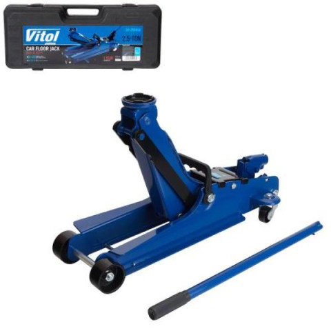 Купить Домкрат гідравл підк 2,5т в чемодані. min 85мм - max 385мм. з низьким підкатом 14,5кг (DP-25385K)