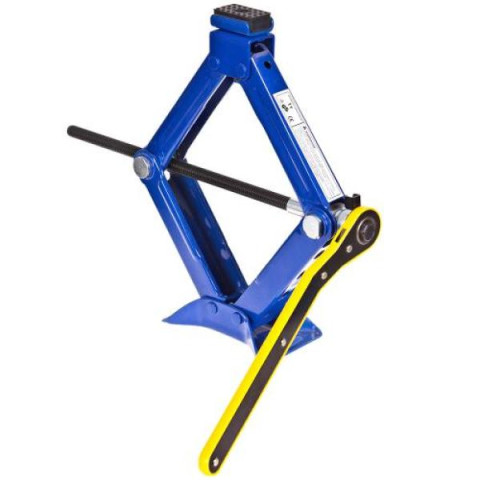 Купить Домкрат гвинтовий "ромб" з тріскачкою 1 т висота підйому 350мм. 2,2кг (DB-T10103A/ST-105B-1t)