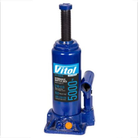 Купить Домкрат гідравлічний телескоп 5т в коробці. min 216мм - max 413мм 4,35кг (DB-05004/T90504)