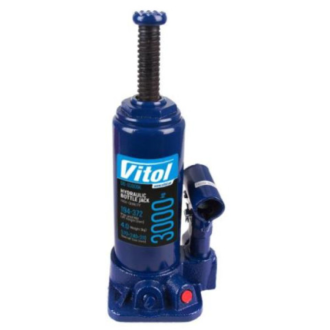 Купити Домкрат гідравлічний телескоп 3т в коробці. min 194мм - max 372 мм 3,33 кг (DB-03006/T90304)