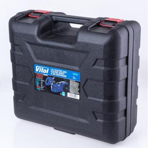 Купить Набір 3 в 1 домкрат електрогідравлічний 2т + компресор 12В, 10А, 35л / хв + гайковерт 12В, 480Nm