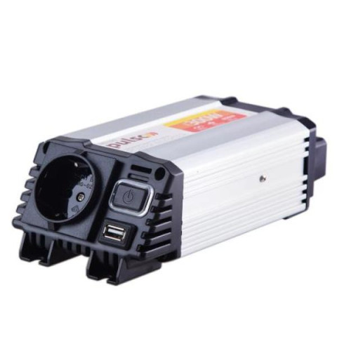 Купить Перетворювач напруги PULSO/IMU 320/12V-220V/300W/USB-5VDC2.0A/мод.хвиля/прикуривач+клеми