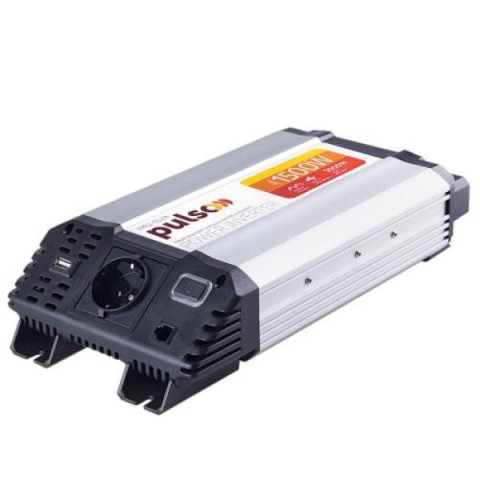 Купить Перетворювач напруги PULSO/IMU-1524/24V-220V/1500W/USB-5VDC2.0A/мод.хвиля/клеми