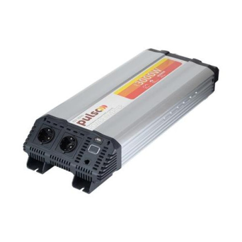 Купити Перетворювач напруги PULSO/ISU-3000/12V-220V/3000W/LCD/USB-5VDC2.0A/син.хвиля/клеми