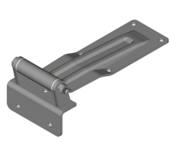 Купити Петля задніх дверей фургона в зборі 261х83х4 мм Комтранс Україна Цинк Україна (1602327041)
