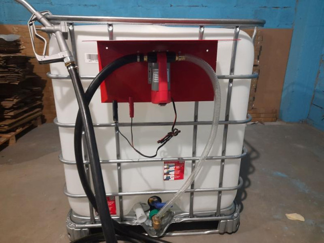 Купить Комплект перекачки топлива на базе еврокуба 12 В