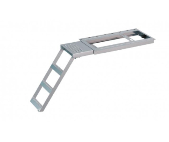 Купити Драбина для фургона 3 сходинки Takler TK8225, 750х400 мм (цинк) Італія Takler Цинк Італія (200130200