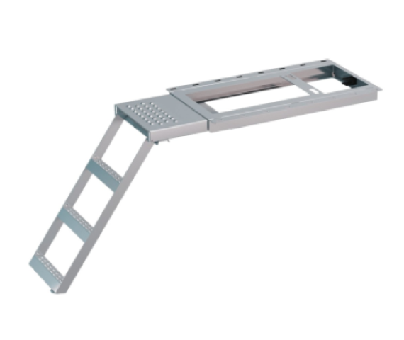 Купити Драбина для фургона 3 сходинки Takler TK8225, 750х400 мм (цинк) Італія Takler Цинк Італія (200130200