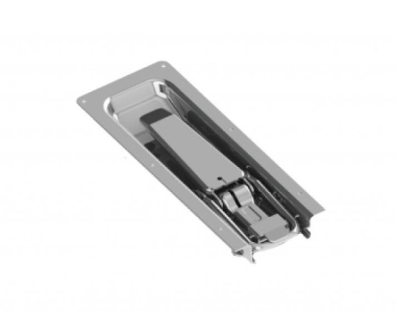 Купить Замок борту напівпричепа 120х325 мм (цинк) Цинк Туреччина (1702332220)