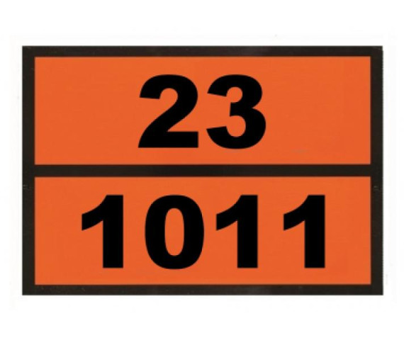 Купить Інформаційна табличка ADR "Бутан 23-1011" Bicma Bicma Цинк Італія (2602991113)