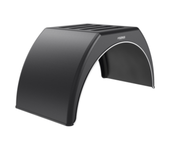 Купити Крило на причіп з білою смугою Domar DK3120, B=510 мм (Італія) Domar Пластик Італія (DK3120)