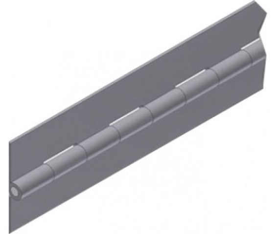 Купить Петля рояльна нержавіюча 60х1970 мм Нерж Польща (1603400070)