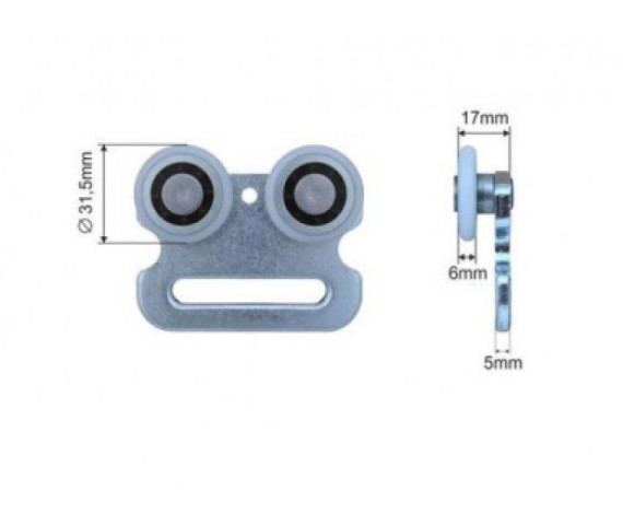 Купить Ролик бокової штори 32*75*52 Цинк Польща (1804332270)